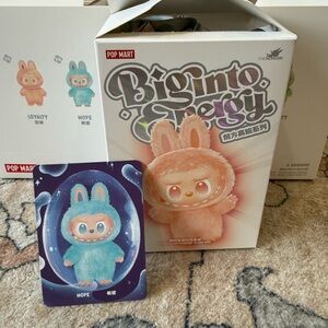 Opened box and bag